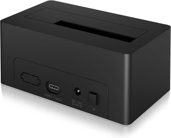 ICY BOX USB-C 3.1 Festplatten DockingStation für 2,5 Zoll und 3,5 Zoll HDD und SDD, USB 3.1 (Gen 2)