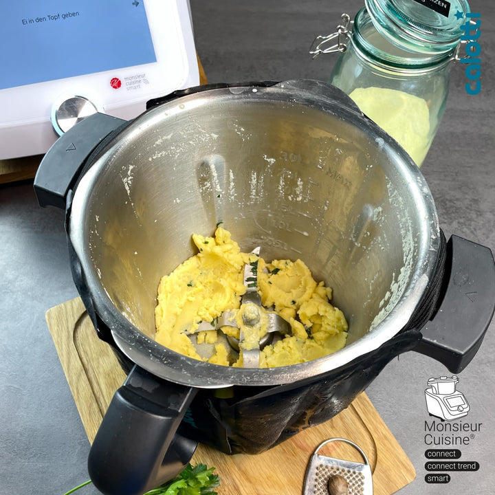 Calotti® Cool Many Black Deine Kühlmanschette für den Monsieur Cuisine Connect und Smart. Einfach um