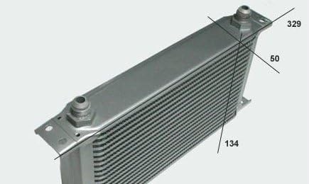 Ölkühler 19 Reihen Öl-Kühler Alu Kühlung Oil Cooler VR6 R32 16V G60Turbo