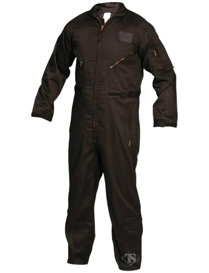 Tru-Spec Herren 27-p Basic Fluganzug 27-p Basic Flight Suit (1er Pack) L Schwarz, L Schwarz