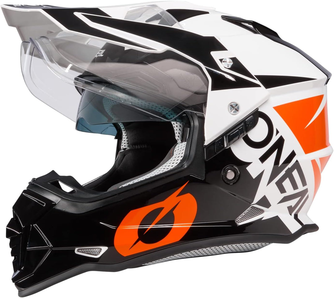 O'NEAL Unisex – Erwachsene Sierra Helmet R V.23 Helm S Schwarz/Orange, S Schwarz/Orange
