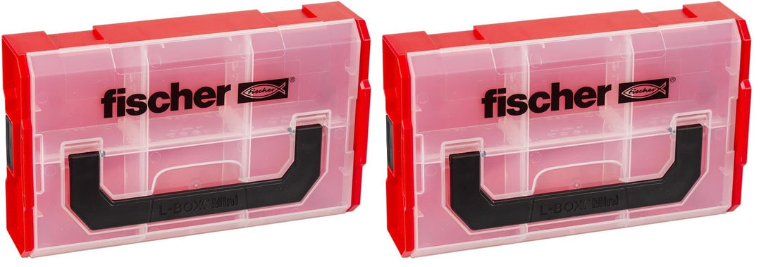 fischer FIXtainer, Sortierbox für Kleinteile, universelle Aufbewahrungs-Box für Dübel, Schrauben & M