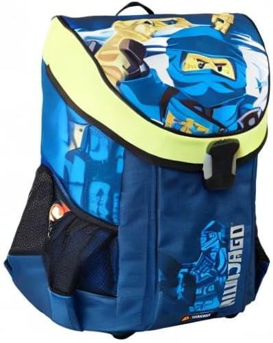 Familando - Schulranzen Set 10-teilig mit Schultüte - Ninjago Blau - Ergonomisch, stabil & mit gepol