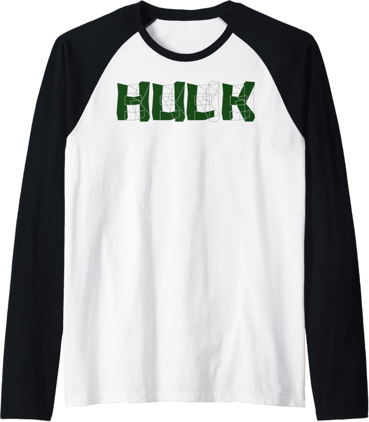Marvel Avengers Hulk Wire Text Raglan
