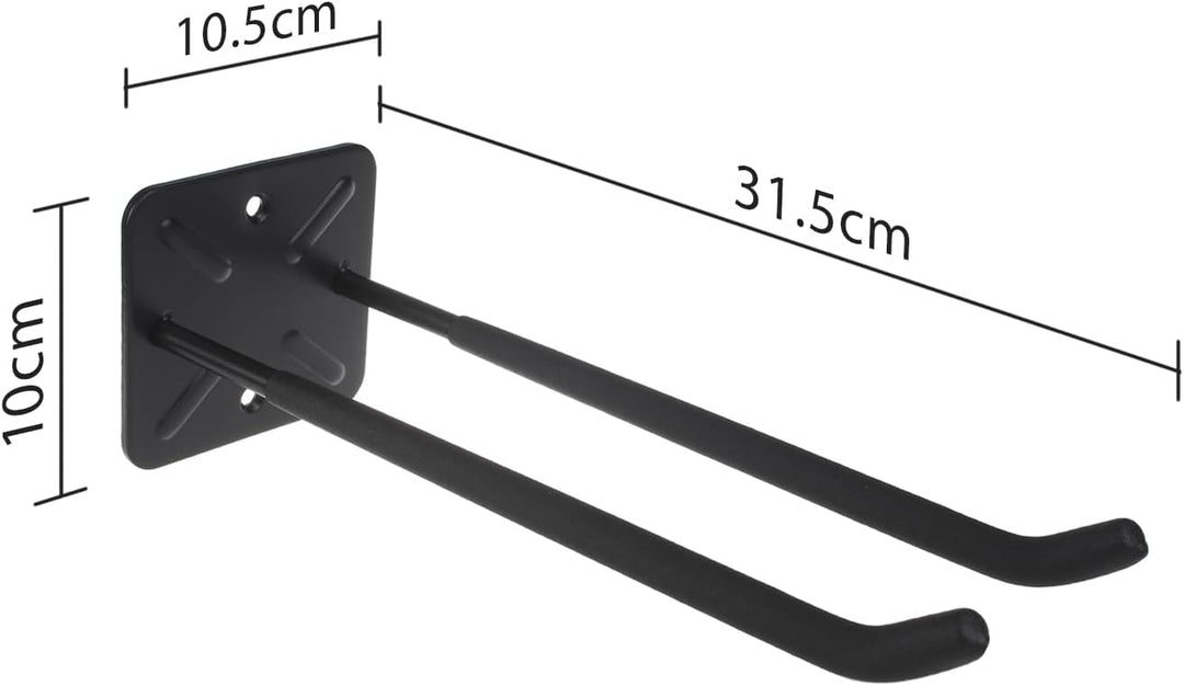 Maclean MC-436 Universal Wandhalterung für Werkzeuge, Räder, Leiter, Fahrrad, Stahl max. Belastung 7