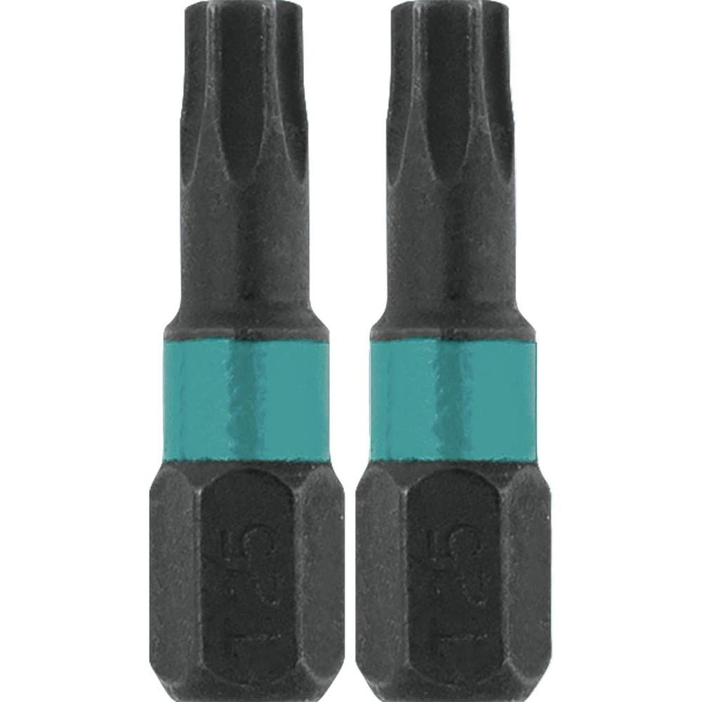 Makita ImpactX T10 Torx 1 ″ Einsatz Bit, A-96578 0 wattsW, 0 voltsV, 2-Pack T25