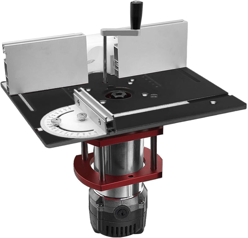 Frästisch für Oberfräsen Tisch, Oberfräsentisch, Frästisch-Einlegeplatten, Maximum Lift 51mm, Tischf