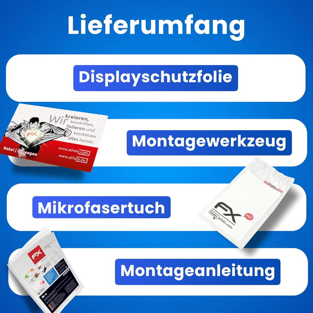 atFoliX Schutzfolie kompatibel mit RedMagic Nova Folie, ultraklare FX Displayschutzfolie (2X) FX-Cle