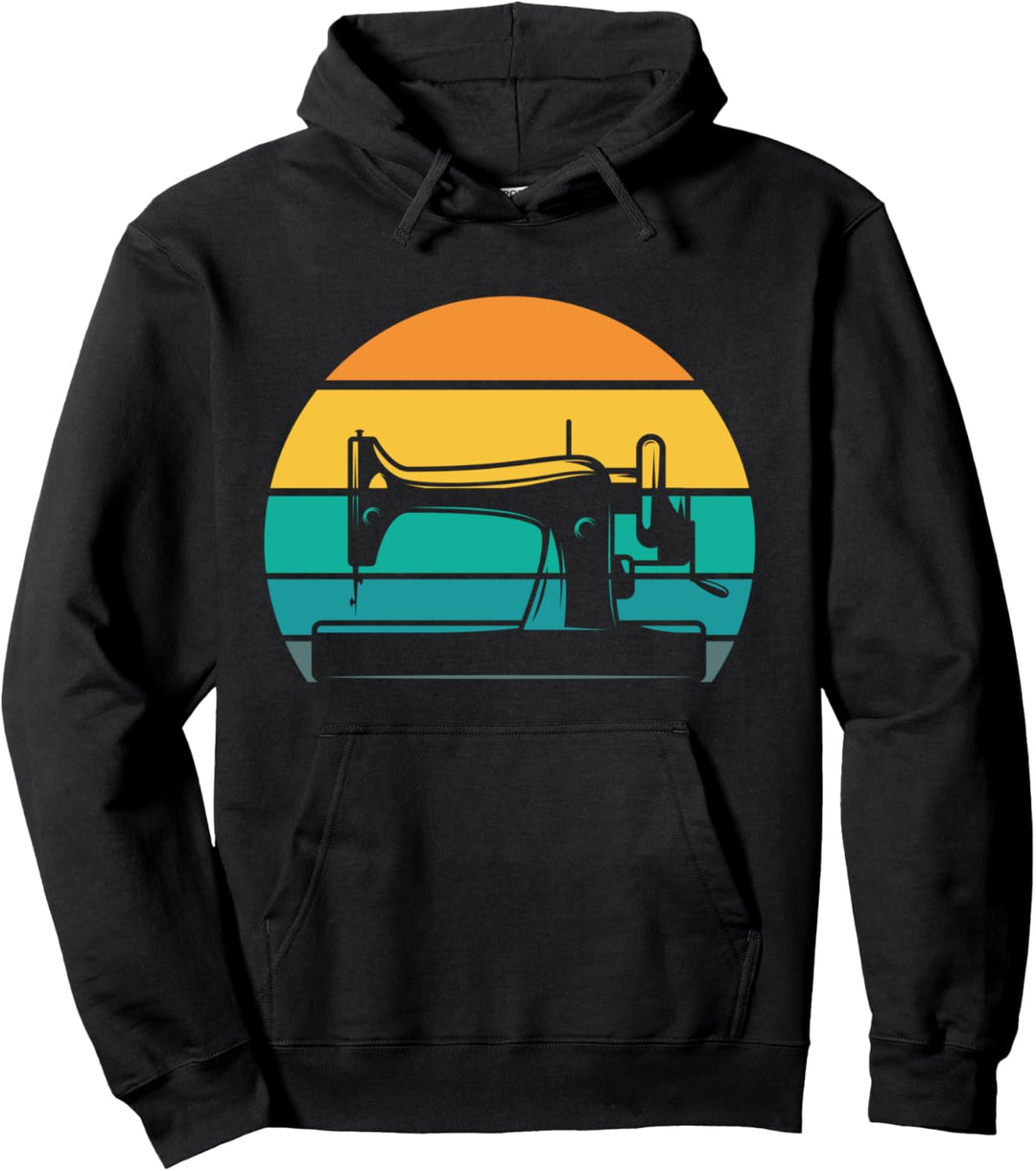 Schneiderin Handarbeit Näherin Retro Nähmaschine Nähen Pullover Hoodie