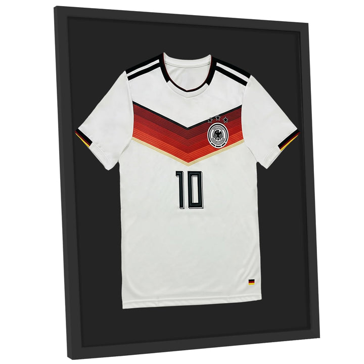 WISYOK 3D Bilderrahmen zum Befüllen, Schwarz, 70×90cm | Gross Trikotrahmen, Trikot Bilderrahmen mit