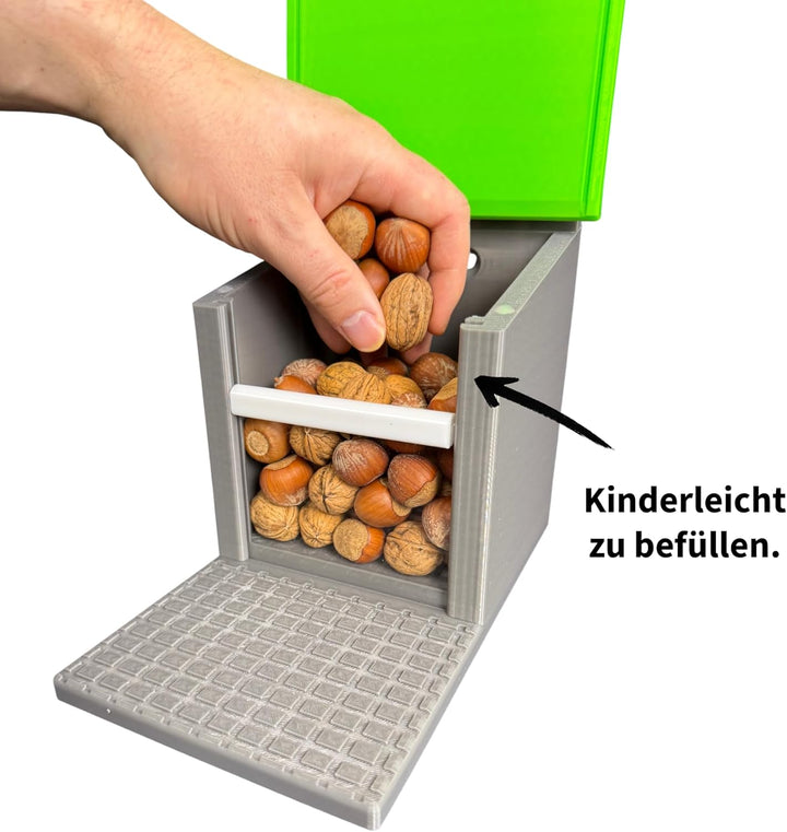 Eichhörnchen-Futterhaus – absolut witterungsbeständig, tierfreundlich, sehr langlebig und robust (Gr