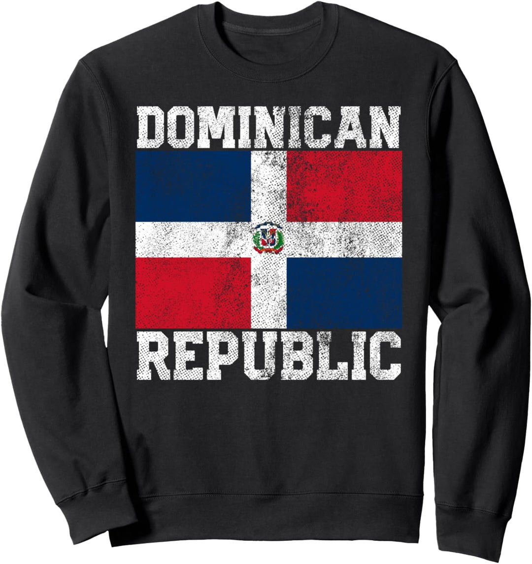 Dominican Republic Flag National Pride Roots Country Family Sweatshirt