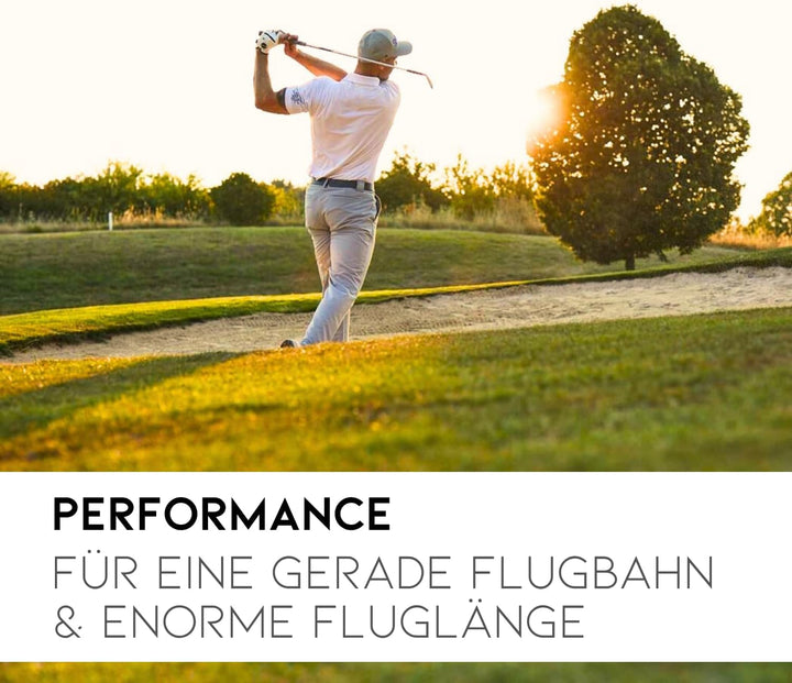 SNYDER - SNY DIST Premium Golfbälle | 20 Stück im Ballnetz | Ideal für: Maximale Ballgeschwindigkeit
