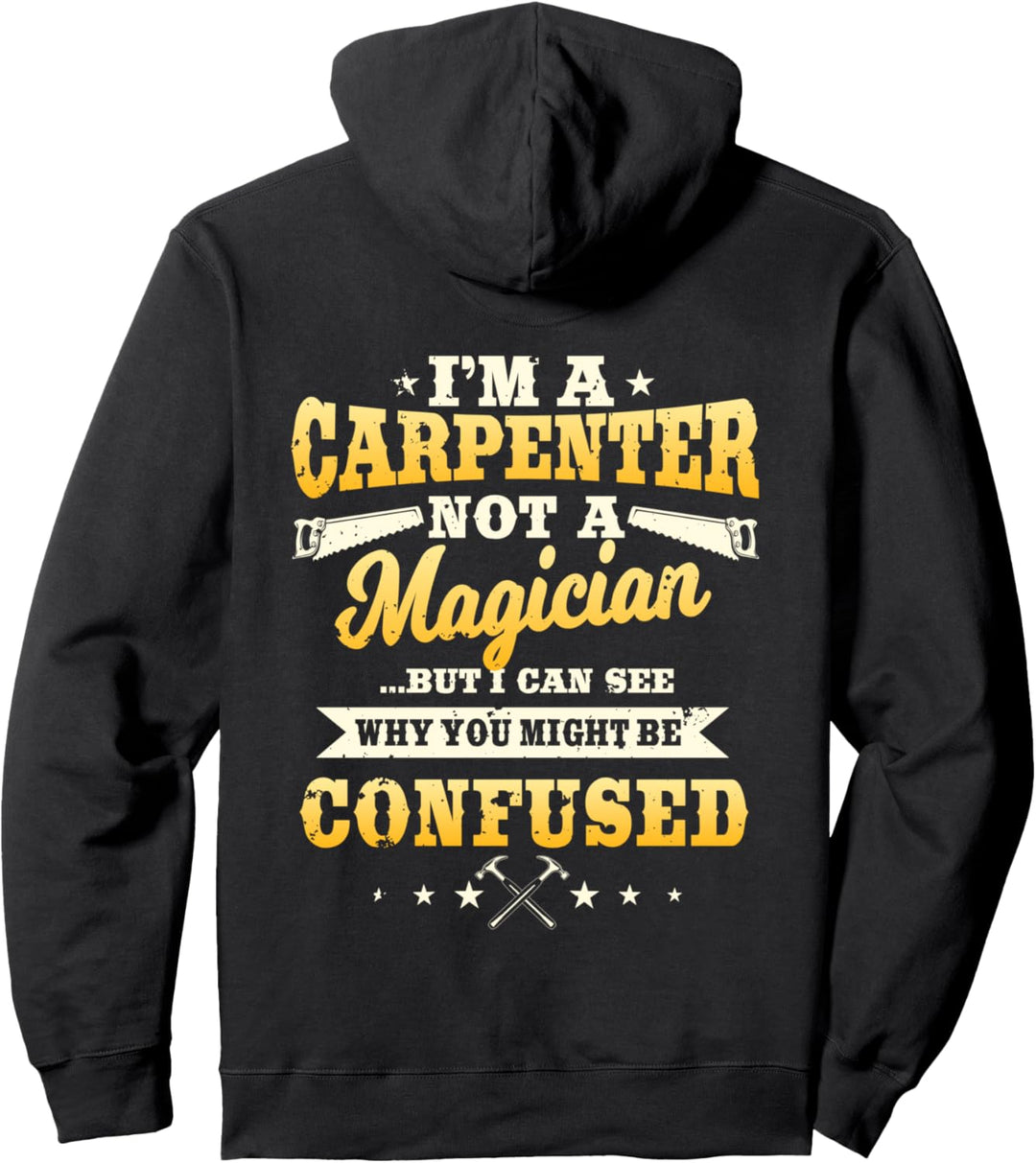 Zimmermann Geschenke Design auf der Rückseite der Kleidung Pullover Hoodie