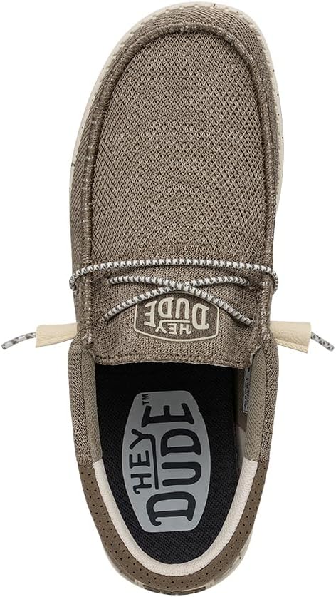 Hey Dude Herren Wally Tri Moc Toe Shoes 37 EU Beige, 37 EU Beige