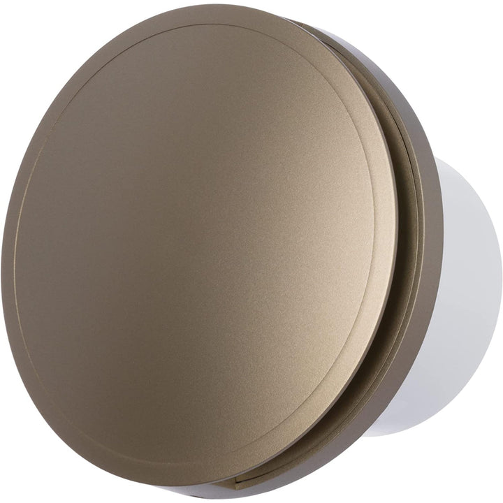 Ø 100mm Gold Badlüfter - Ventilator mit Kugellager - Lüfter für Effiziente Belüftung im Bad Kuche WC