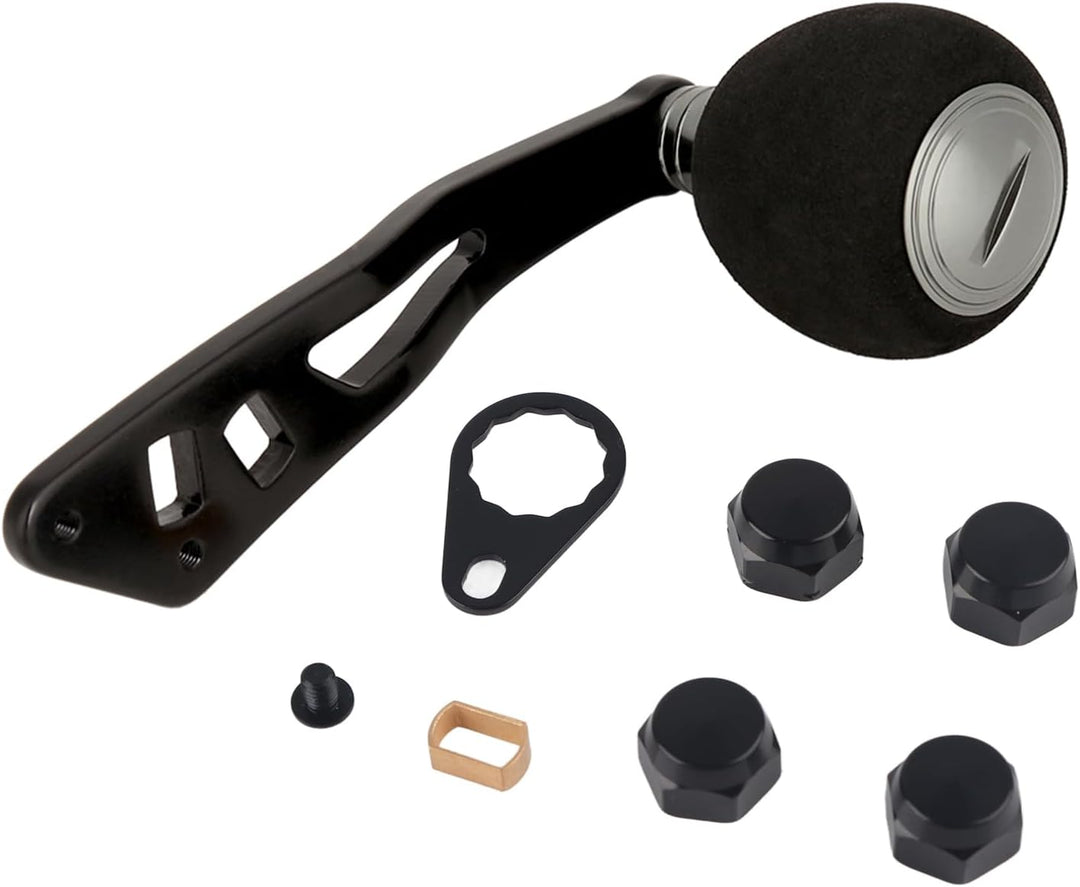 Quantum accurist Power Handle,Tbest,Angelrollengriff/-Knauf,Powergriff mit Befestigungsmaterial,Roll