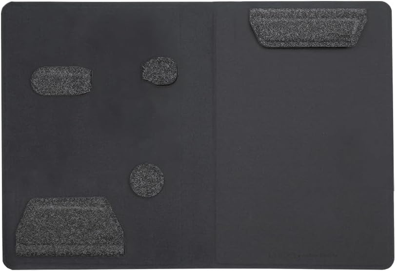 LHiDS Schreibmappe DIN A5 Klemmbrett Mappe, Multifunktionale Magnettafel mit Visitenkarte Halter, St