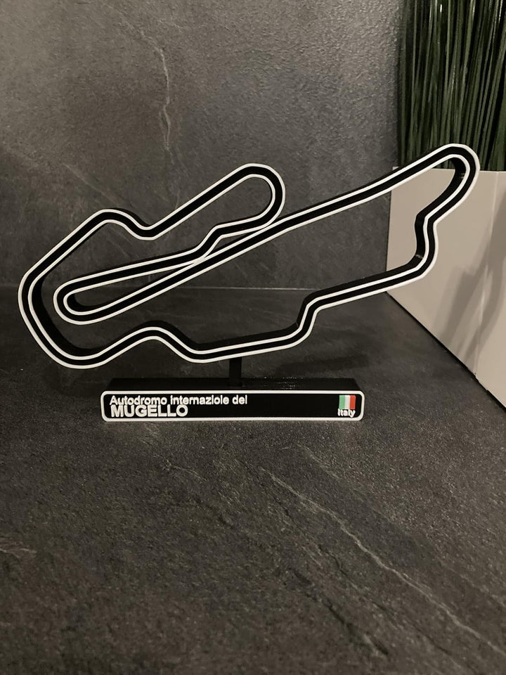 Mugello Rennbahn, 3D-Modellbau der Rennbahn, Auto-Dekoration