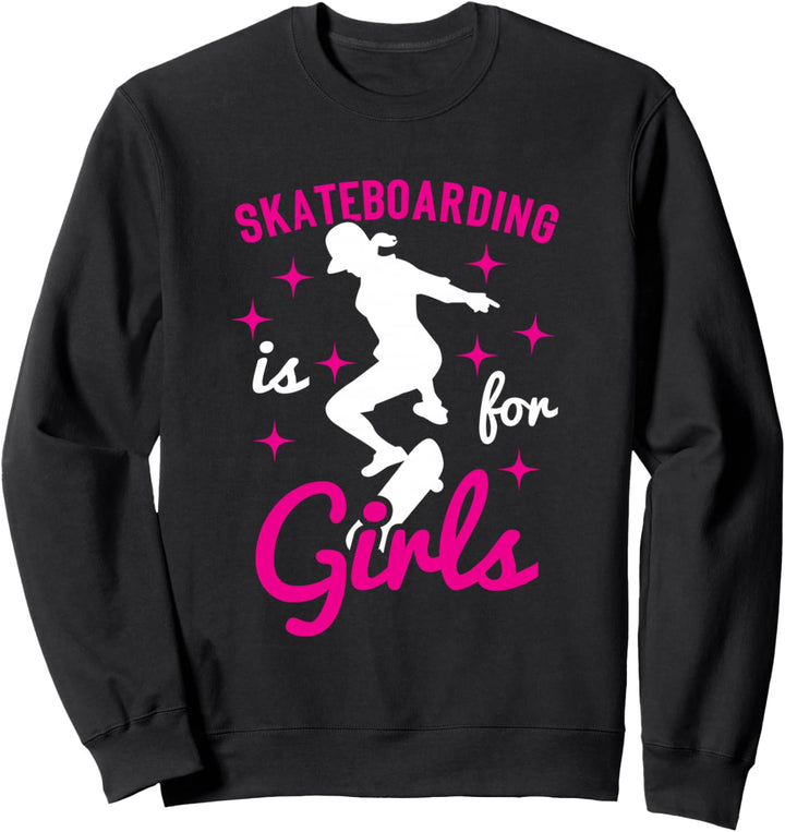 Geschenk Mädchen Skateboard Sweatshirt