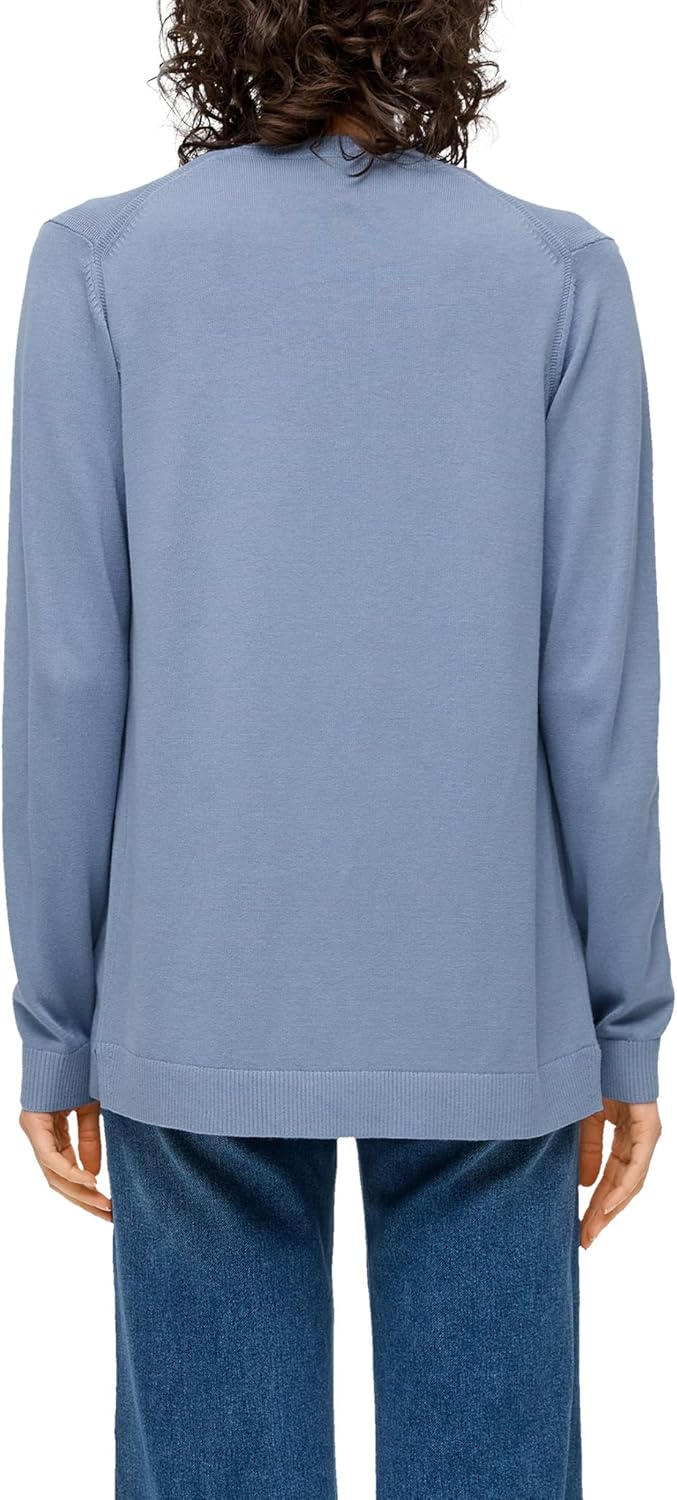s.Oliver Strickjacke aus Viskosemix 48 5271_blassblau, 48 5271_blassblau