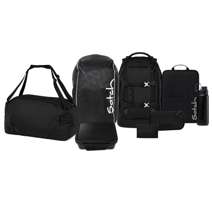 Satch Pack Kollektor Edition Schulrucksack Set 8tlg. inkl. Brotdose und Trinkflasche (Nordic Black S