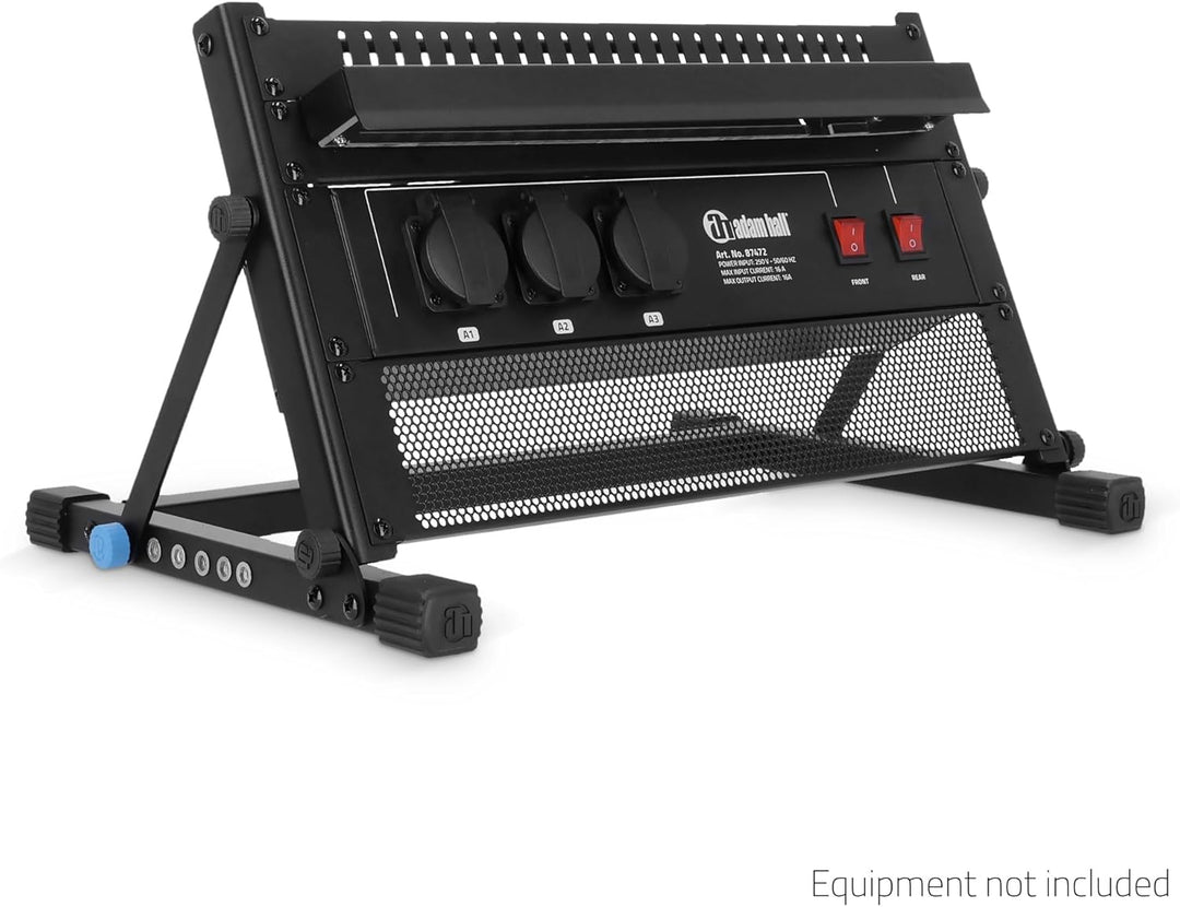 Adam Hall 19'' Parts RACK STAND 06 - Verstellbarer 19" Rackständer, 6HE, schwarz