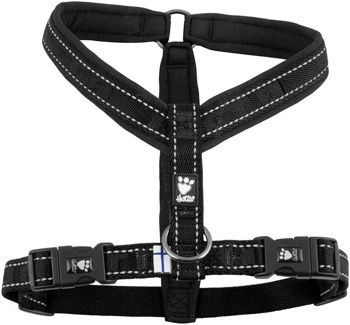 Hurtta - Y Geschirr - 60 cm - Schwarz gefüttert - 1 Stück Multi 60 cm 200 g, Multi 60 cm 200 g