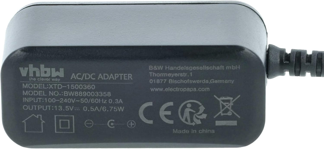 vhbw Netzteil kompatibel mit Bosch PSR 10,8 LI-2 3603JA4000 Werkzeug, Elektrowerkzeug - 145 cm