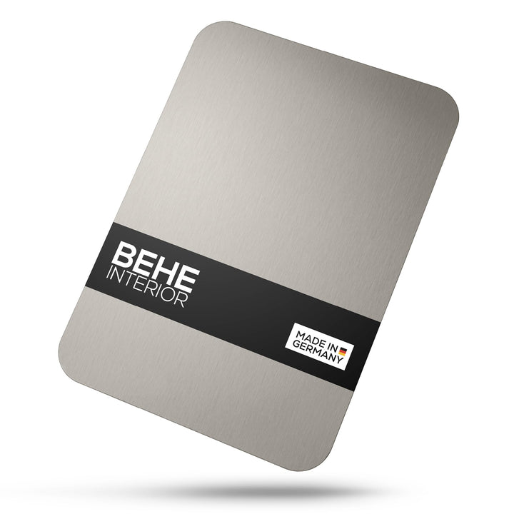 BEHE Schneidebrett Edelstahl - Made in Germany, Hygienisches Schneidebrett, cutting board, Rutschfes