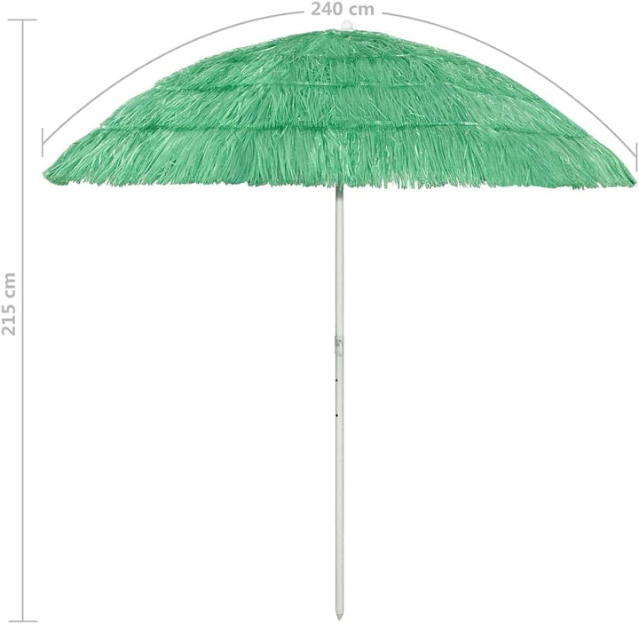 vidaXL Hawaii Sonnenschirm Strandschirm Balkonschirm Tiki-Schirm Sonnenschutz Strand Schirm UV- und