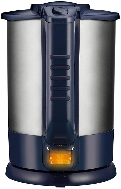 Unold 18018 Wasserkocher - Edelstahl Kettle, Blau 1,5 L, EU Stecker, 2200 W, Blitzkocher, 360° drehb