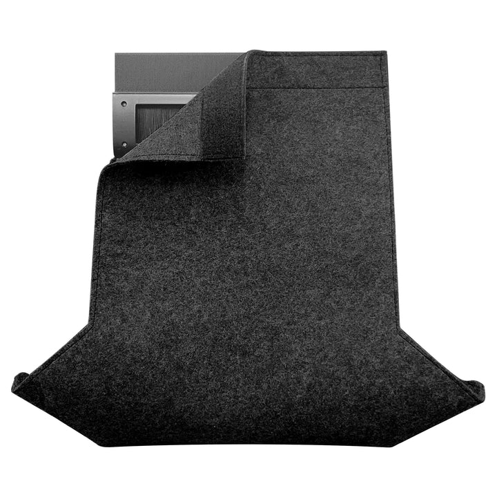 COHOSO® Briefkasten Schwarz mit Zeitungsfach - Klebender Wandbriefkasten ohne Schraube, Postkasten S