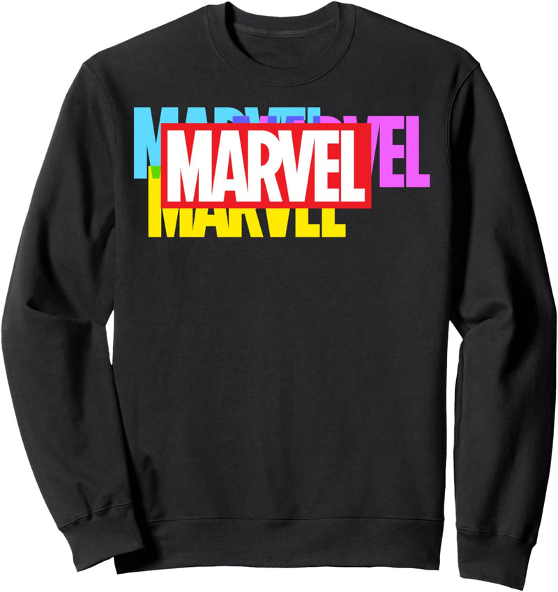 Marvel Multi-Color Logo Sweatshirt