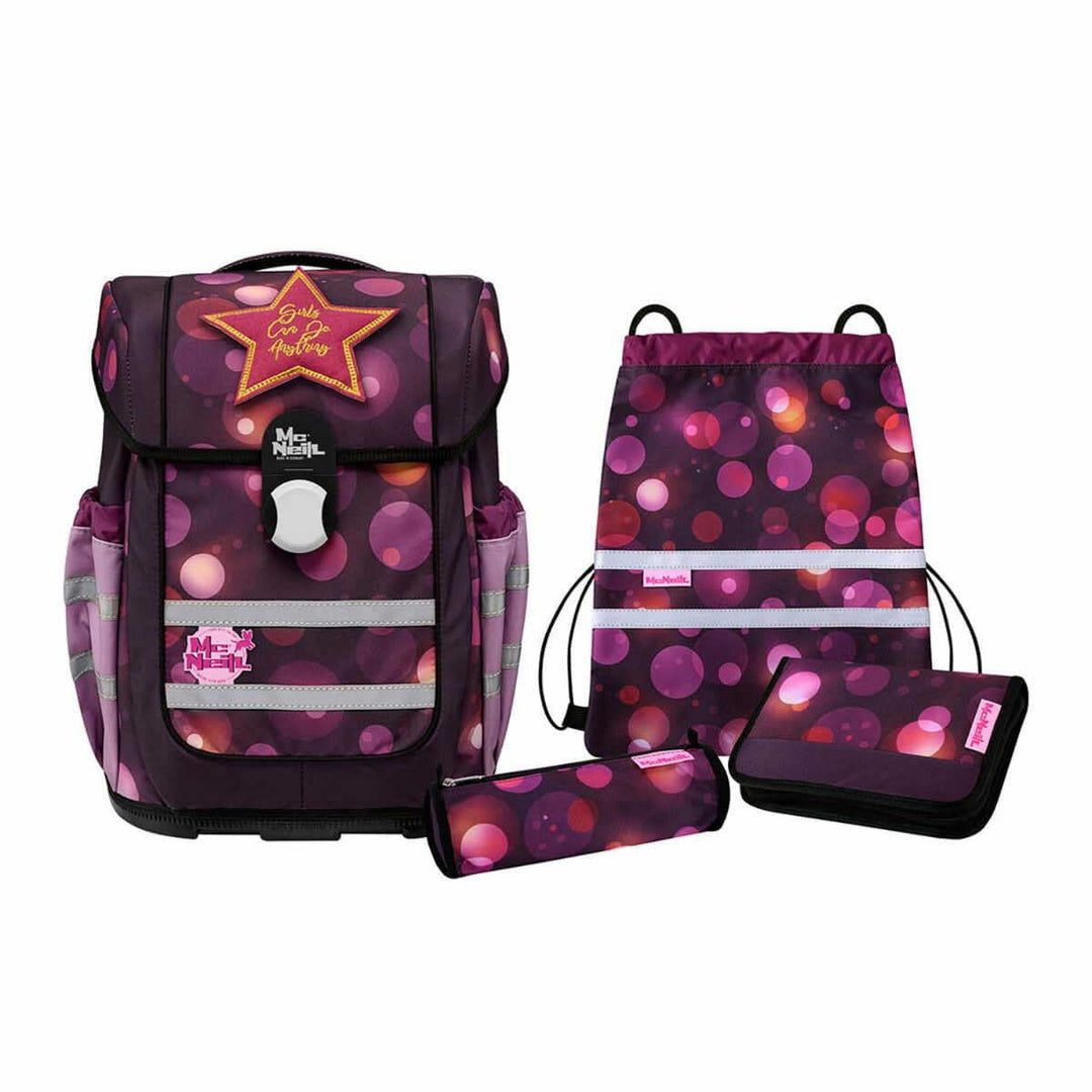 McNeill Schulranzen-Set McOcean, 5tlg. BERRY, BERRY