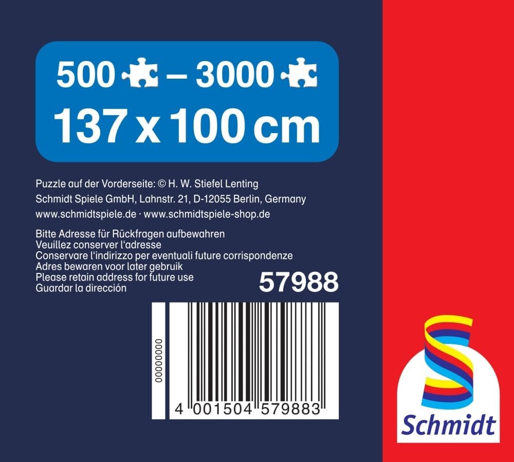 Schmidt Spiele 57988 Puzzle Pad für Puzzles von 500 bis 3000 Teile Klassisch, Klassisch
