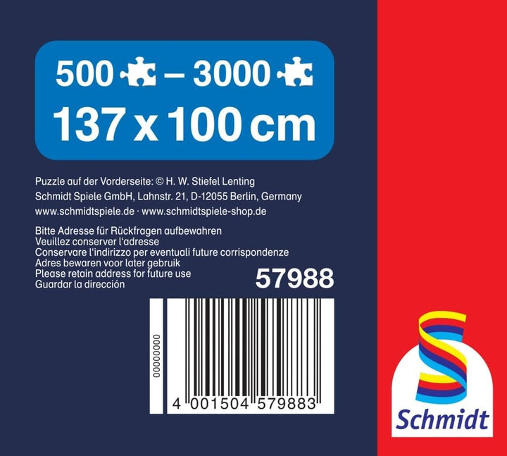 Schmidt Spiele 57988 Puzzle Pad für Puzzles von 500 bis 3000 Teile Klassisch, Klassisch