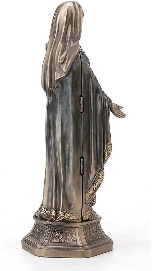 Veronese Design 19,5 cm hohe Madonna und Jesuskind, Triptychon, religiöses Dekor, Geschenk, kaltgego
