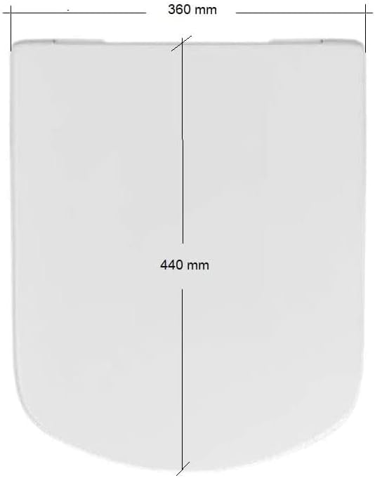 Ramm WC-Sitze, Duroplast, Stahlbefestigungen, Absenkautomatik Antibakteriell, Für Roca Dama Senso, W