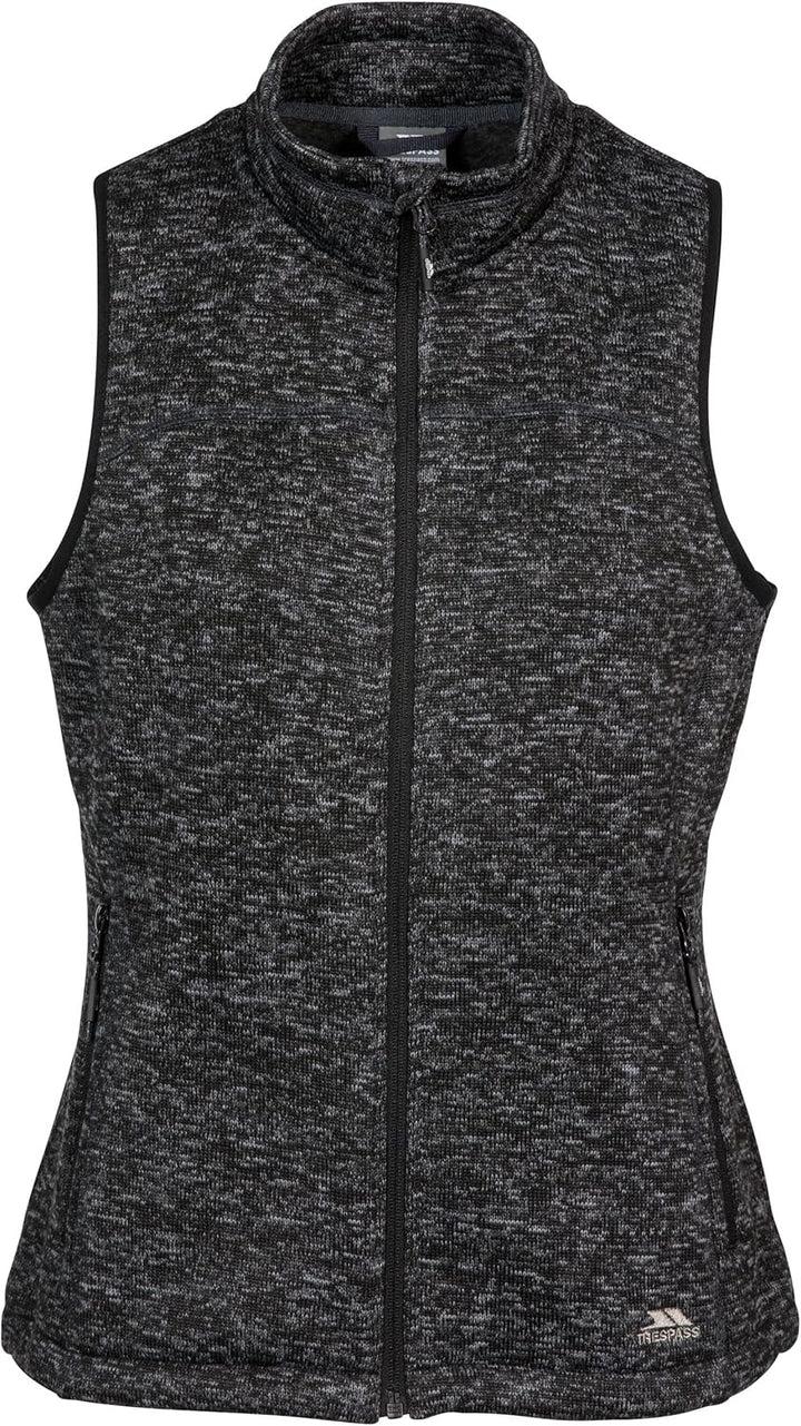 Trespass Damen Mildred Warme Fleecewest (1er Pack) XXL black marl, XXL black marl