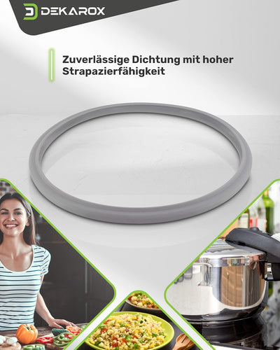 Dekarox Deckeldichtungsring 22cmØ für WMF 60.6855.9990 60.6855.9997 für Schnellkochtopf Serie Perfec