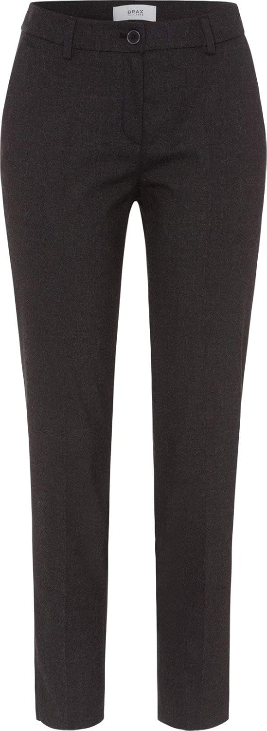 BRAX Damen Style Maron Light Winter Jersey Hose, Anthra, 36W / 32L
