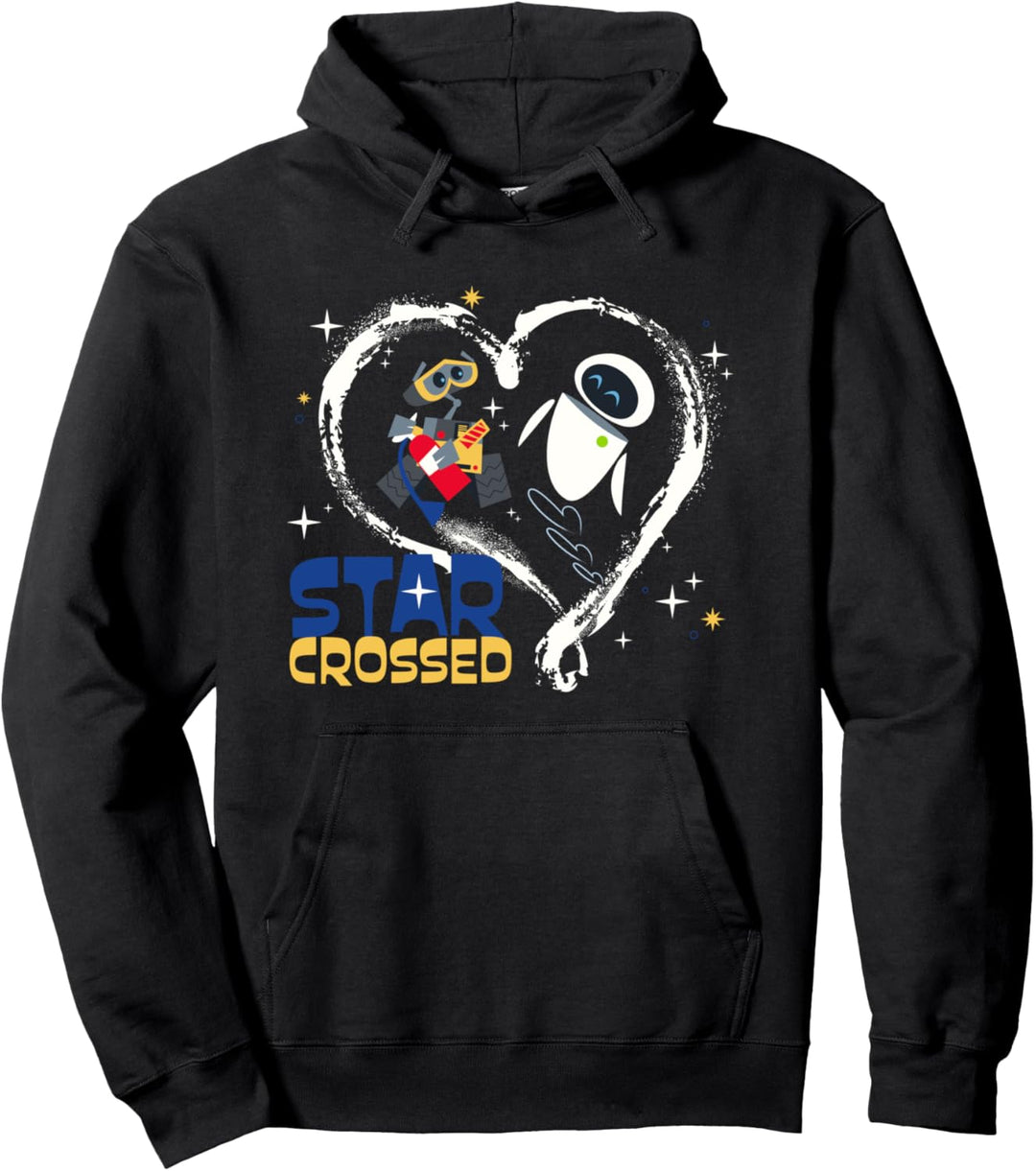 Disney and Pixar’s Wall-E and EVE Star Crossed Heart Pullover Hoodie