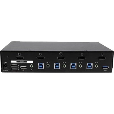 StarTech.com 4 Port HDMI KVM Switch - HDMI KVM Umschalter mit USB 3.0 Hub - 1080p