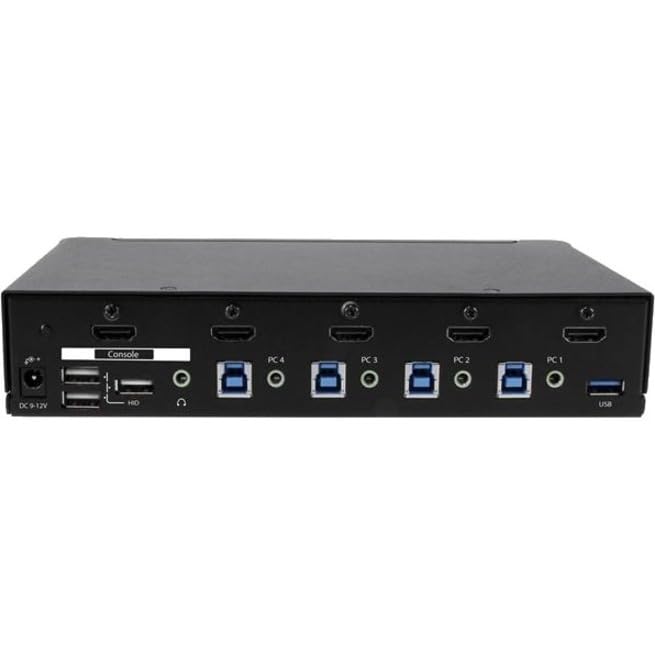 StarTech.com 4 Port HDMI KVM Switch - HDMI KVM Umschalter mit USB 3.0 Hub - 1080p