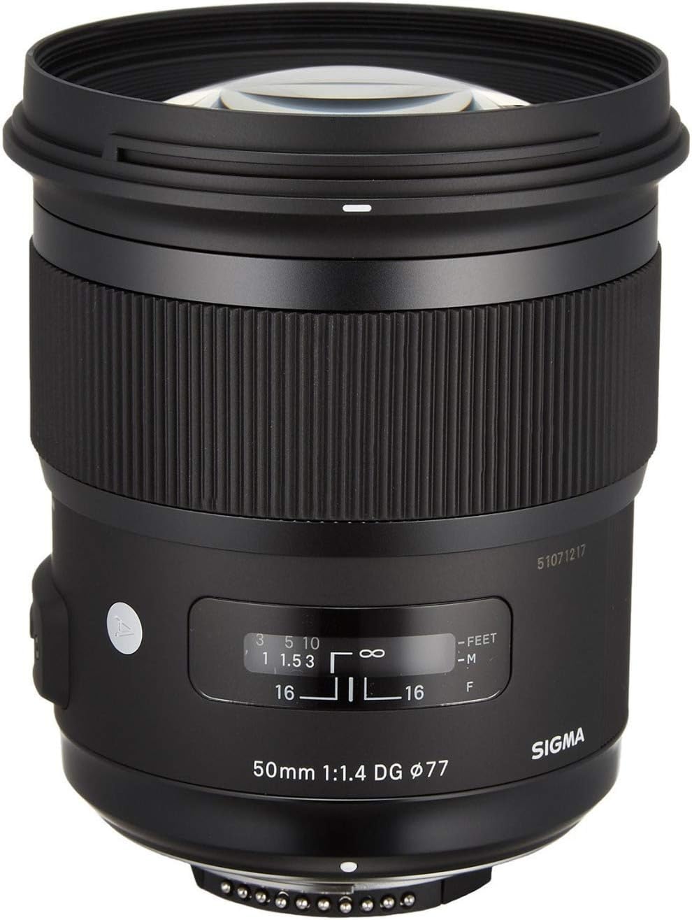 Sigma 50mm F1,4 DG HSM Art Objektiv für Nikon F Objektivbajonett für Nikon Single, für Nikon Single
