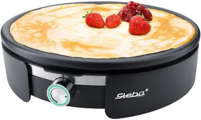 Steba Crepes Maker XXL CR 36, inkl. Teigrechen und Crepeswender, 35cm Durchmesser, abnehmbare Platte