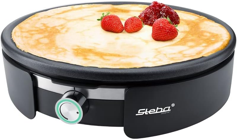 Steba Crepes Maker XXL CR 36, inkl. Teigrechen und Crepeswender, 35cm Durchmesser, abnehmbare Platte