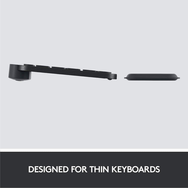 Logitech MX Palm Rest (für MX Keys, Rutschfestes Premium-Material für Komfort bei stundenlangem Tipp