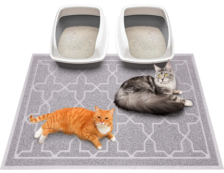 Yimobra Fangmatte für Katzentoilette, leicht zu reinigen, rutschfest, wasserabweisend, weiche Hausti